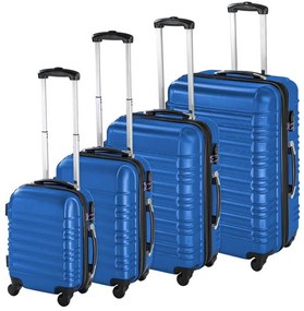 Set de 4 trolere cabina-albastru