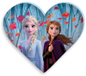 Disney Regatul de gheață Leaf pernă de formă, pernă decorativă 35x30 cm Velur