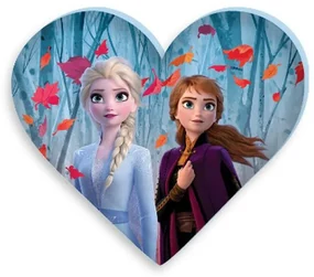 Disney Regatul de gheață Leaf pernă de formă, pernă decorativă 35x30 cm Velur