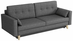 Canapea extensibilă Columbus 113Cutie de pat, 90x225x100cm, 91 kg, Picioare: Lemn, Lemn: Pin