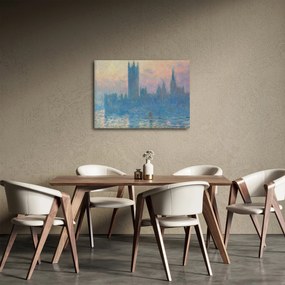 Tablou - Claude Monet, The Houses of Parliament, Sunset, reproducere (70x50 cm)
