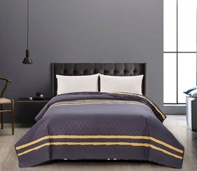 Cuvertură reversibilă pentru pat dublu cu motive exotice Lăţime: 170 cm | Lungime: 210 cm