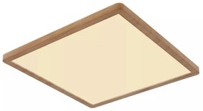 Plafoniera LED Sapana 41563-18WW, 18W, 1600lm, lumina calda, IP44, maro+alba, Globo Lighting