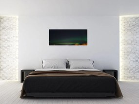 Tablou cu aurora borealis (120x50 cm)