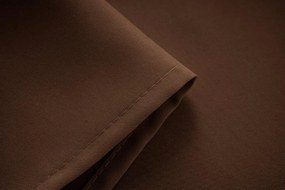 Draperie maro inchis cu rejansa OXFORD 140x250 cm