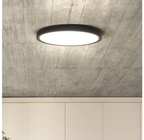 Plafonieră LED dimabilă Solight WO8018 ESTELA LED/36W/230V d. 30 cm negru + telecomandă