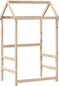 vidaXL Acoperiș pat de copii, 118x70x176,5 cm, lemn masiv de pin