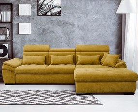 Canapea, muştar, model dreapta, NATIK NEW