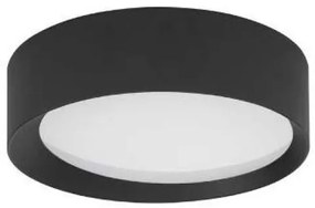 Plafoniera LED dimabila design modern Oby negru 45cm