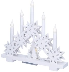 Brilagi - Suport pentru lumânări de Crăciun cu LED, 5xLED/2xAA