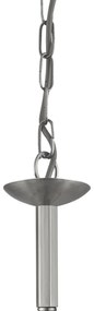 Lustra clasica suspendata design traditional Richmond 5L argintiu 1505-5SS SRT