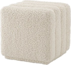 Taburete design LUX Bente, faux shearling 115489 HZ