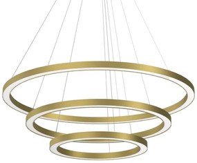 Lustră LED pe cablu GALAXIA LED/85W/230V aurie