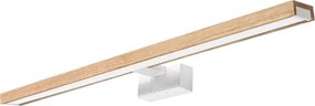 Brilagi - Iluminare LED pentru oglindă de baie 3în1 WOODY MIRROR LED/15W/230V IP44 alb/stejar