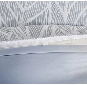 Lenjerie de pat albastră din jacquard pentru pat de o persoană 140x200 cm Florida – My House