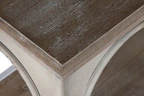 Consola, bej, din metal, aspect vintage, Arches