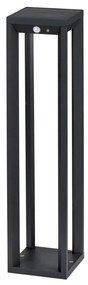 Stalp LED solar iluminat exterior cu senzor de miscare IP65 VOLTA