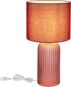 Globo 21735R - Lampă de masă SOFIE 1xE27/60W/230V roșie