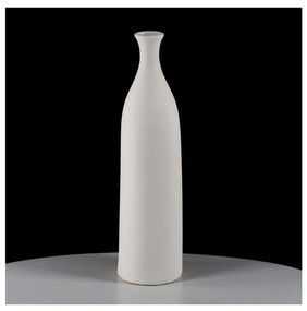 Vază ceramică albă, 46 cm