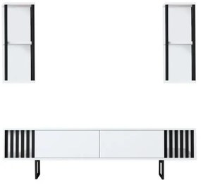 Mobila Living CHROME LINE Alb/Negru