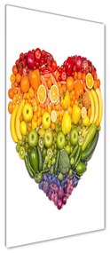 Imagine de sticlă Inima de fructe