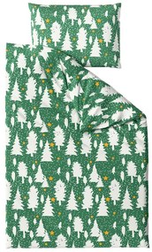 Lenjerie de pat din bumbac EVERGREEN DREAMS verde Dimensiune lenjerie de pat: 70 x 90 cm | 140 x 200 cm