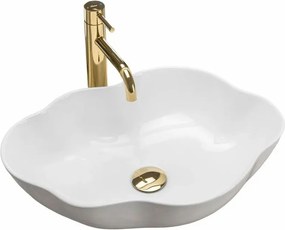 Lavoar alb pe blat Rea Pearl 51,5 cm