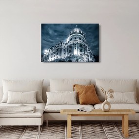 Tablou cu arhitectură în întuneric (90x60 cm)