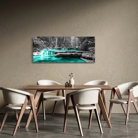 Tablou - Râul de iarnă (120x50 cm)