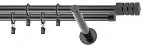 Galerie dubla PICIOR UNIVERSAL NORDIC dubla 19/19 - NEGRU (Alege marime: 200 cm)
