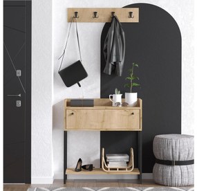 Mobilier hol Aliex 33 (nuc + negru) . 1093884