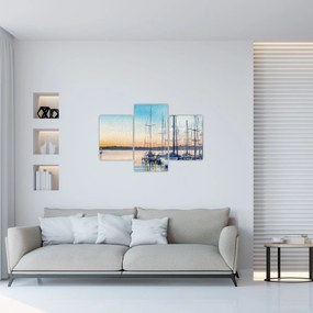 Tablou - Plimbare cu barca, aquarel (90x60 cm)