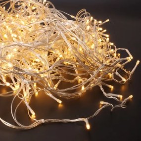 Brilagi - Ghirlandă LED de Crăciun exterioară cu țurțuri, 360 LED, 8 funcții, 14 m, IP44, alb cald