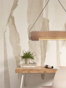 Lustra eco din bambus Bhutan cilinder 85cm, nat