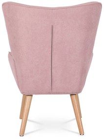 Fotoliu cu taburet PINK2, roz