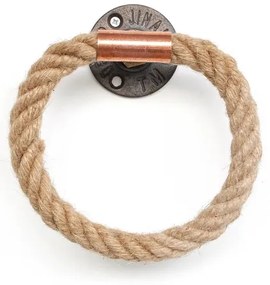 Suport de prosoape 16x16 cm bej/auriu