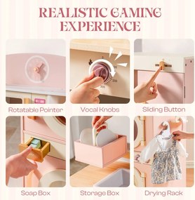 Bucatarie copii din lemn Series Roz