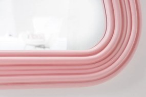 Oglinda de perete decorativa Alice II 100cm roz