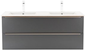 Dulap inferior Vario Trim 120 cu lavoar stejar-antracit