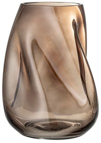 Vază din sticlă Bloomingville Ingolf, înălțime 26 cm, maro