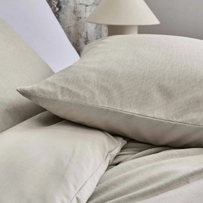 Lenjerie de pat bej din microfibră pentru pat dublu, extinsă 240x220 cm Azura – douceur d'intérieur