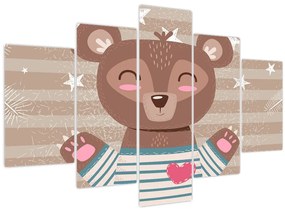 Tablou - Ursulețul iubitor (150x105 cm)