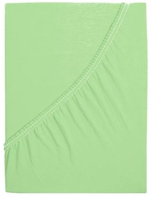 Cearsaf jersey ALVORA 180x200 cm verde deschis