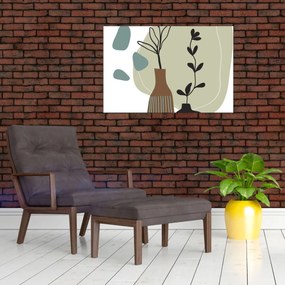 Tablou - Flori într-o vază N⁰2 (90x60 cm)