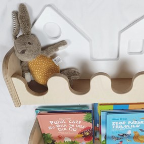 Set 2 rafturi perete + Cuier Montessori NEST SET Green