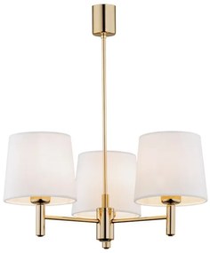 Lustră pe tijă PONTE 3xE27/15W/230V albă Argon 6110