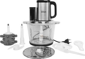 Tocator legume-fructe Zilan ZLN2767 digital multifunctional, Vas sticla capacitate 3L, 4 functii presetate, Lame din titan, Putere 500W