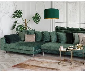 Lustră pe cablu Duolla ROLLER 1xE27/15W/230V d. 40 cm dark verde/auriu