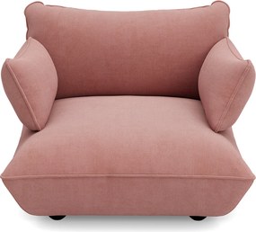Canapea modulară Sumo Loveseat din catifea reiată, culori multiple - Fatboy Culoare: roz pal