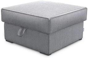 Taburet deschis la culoare SMART COSARO cu spatiu de depozitare 65x65 cm